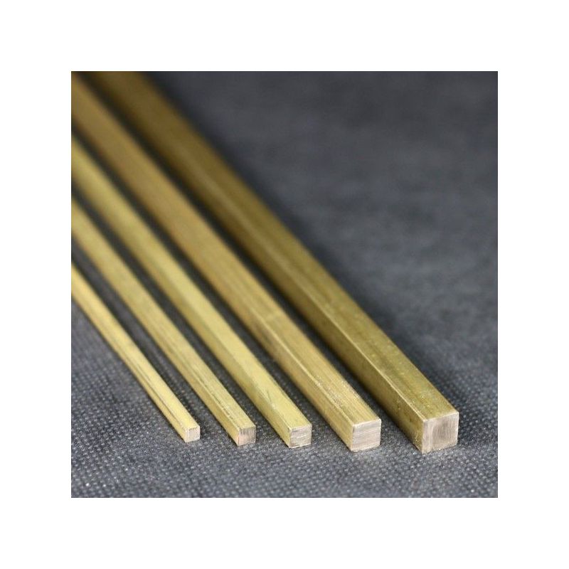 Vierkante staaf Ø10x10mm - 15x15mm messing 2.0401 vierkante staaf Ms58 vierkant Ms massief, Messing Vierkante staaf Ø10x10mm - 15x15mm messing 2.0401 vierkante staaf Ms58 vierkant Ms massief, Messing