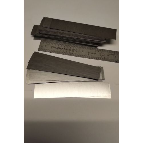 Wolfraam 99% element 74 Zuiver metalen metalen strips Wolfraam strips 0,2x20x104 mm