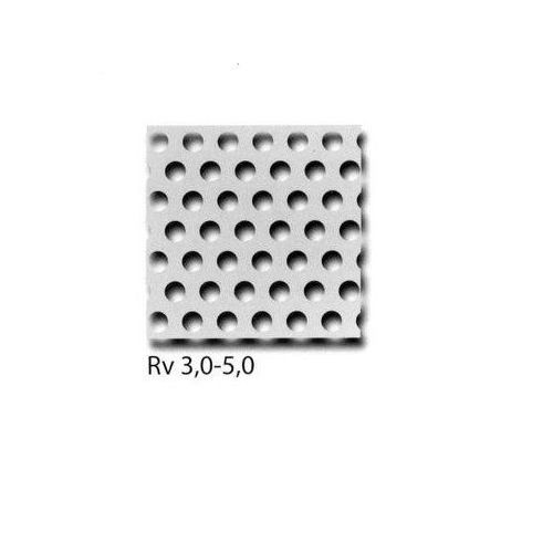 Geperforeerde plaat aluminium RV3-5 + RV5-8 + RV10-15 panelen kunnen op maat worden gesneden, gewenste afmetingen 100mm x 700mm