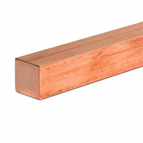 Koper vierkant 6x6-40x40mm koperen vierkantstaaf 2.0065 koperen vierkantsstaaf Cu-ETP Evek GmbH - 1
