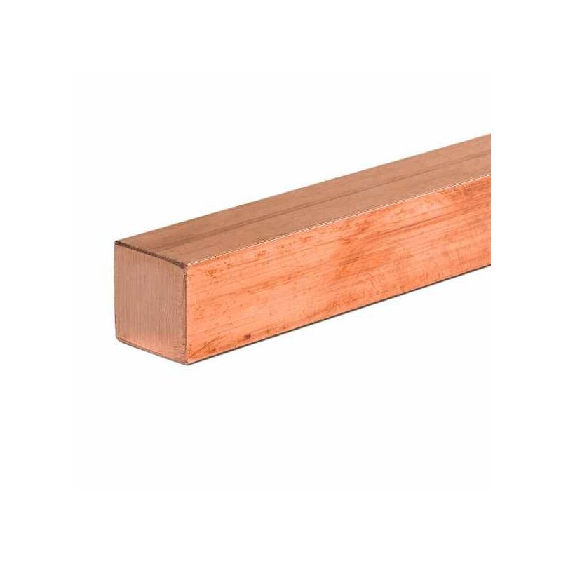 Koper vierkant 6x6-40x40mm koperen vierkantstaaf 2.0065 koperen vierkantsstaaf Cu-ETP Evek GmbH - 1