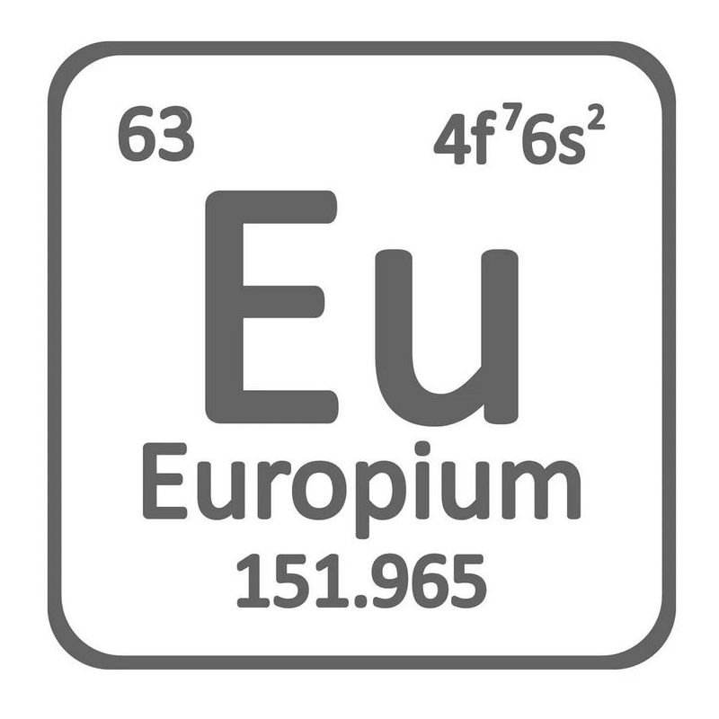 Europiummetaal 99,99% zuiver metaal Eu 63 Element zeldzame metalen
