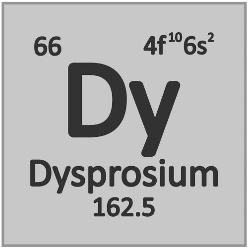 Dysprosium Dy zuiver 99,9% zeldzaam aardmetaal 66