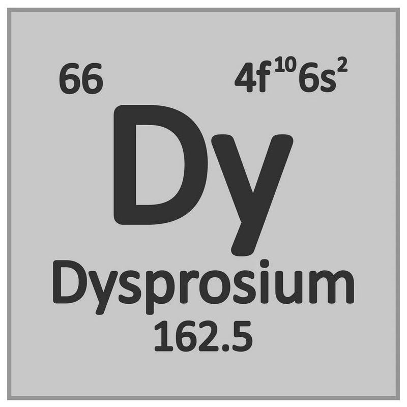 Dysprosium Dy zuiver 99,9% Zeldzame aardmetalen 66 Metaal