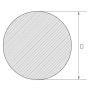 Roestvaststalen staaf 2 mm-625 mm 1.4571 UNS S31635 ronde staaf massief rond staal