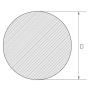 Roestvrijstalen staaf 3mm-625mm 1.4404 AISI 316L Rondstaaf