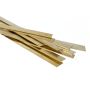 Messing plaatstrip platstaaf 30x2mm-90x6mm op maat gesneden strip