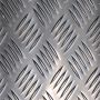 Aluminium geribbeld plaat 1,5/2 mm - 5/6,5 mm Alu te kiezen Aluminium geribbeld plaat Quintetplaat op maat gesneden Fijne plaat