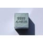 Zinkmetaal kubus Zn 10x10mm gepolijst 99,99% zuiverheid kubus