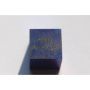 Titanium Ti geanodiseerd blauw metalen kubus 10x10mm gepolijst 99,5% zuiverheid Titanium kubus