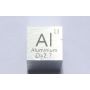 Aluminium Al metaal kubus 10x10mm gepolijst 99,99% zuiverheid kubus