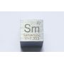 Samarium Sm metaal kubus 10x10mm gepolijst 99,95% zuiverheid kubus