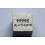 Indium In Metaal Kubus 10x10mm gepolijst 99,995% Zuiverheid kubus