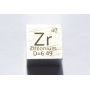 Zirkoon Zr Metaal Kubus 10x10mm gepolijst 99,2% Zuiverheid kubus