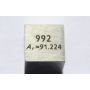 Zirkoon Zr Metaal Kubus 10x10mm gepolijst 99,2% Zuiverheid kubus