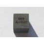 Koolstof C metaal kubus 10x10mm gepolijst 99,9% zuiverheid kubus