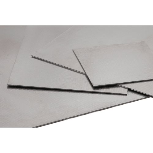 Roestvrij staal 1.4301 plaat patroon linnen V2A 0,5-1,5 mm platen op maat gesneden 100-1000 mm